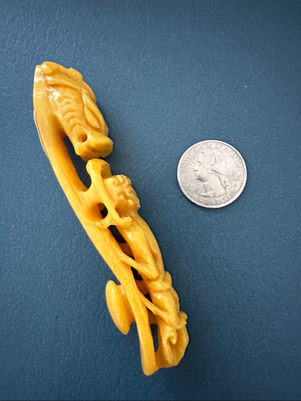 NEW listing 🌺 Vintage Carved Dragon Clasp